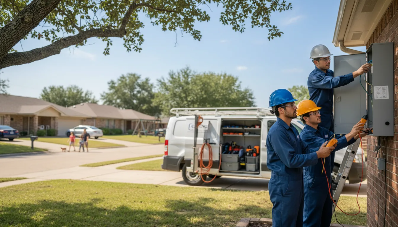 Certified electrician providing emergency electrical services in Chester, ID